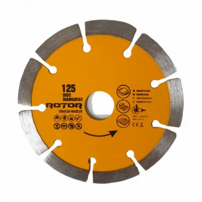 Disc diamantat 125x2x10x22.23 Segmentat Rotor Disc diamantat 125x2x10x22.23 Segmentat Rotor