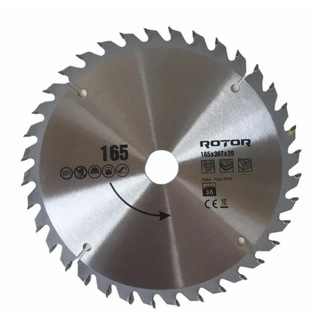 Disc de taiat lemnul 165x20 36T ROTOR