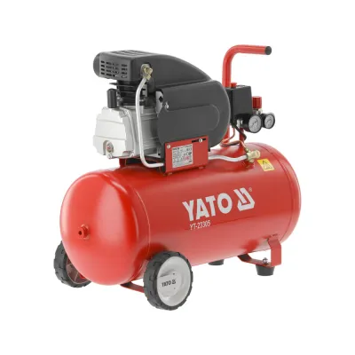 Compresor aer, cu ulei, Yato YT-23305, 1500 W, 50 litri, 8 bar, debit 200 L/min, 2 prize de aer Compresor aer, cu ulei, Yato YT-23305, 1500 W, 50 litri, 8 bar, debit 200 L/min, 2 prize de aer