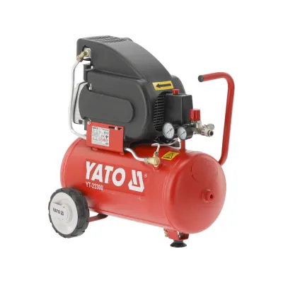 Compresor aer, cu ulei, Yato YT-23300, 1500 W, 24 litri, 8 bar, debit 200 L/min, 2 prize de aer Compresor aer, cu ulei, Yato YT-23300, 1500 W, 24 litri, 8 bar, debit 200 L/min, 2 prize de aer