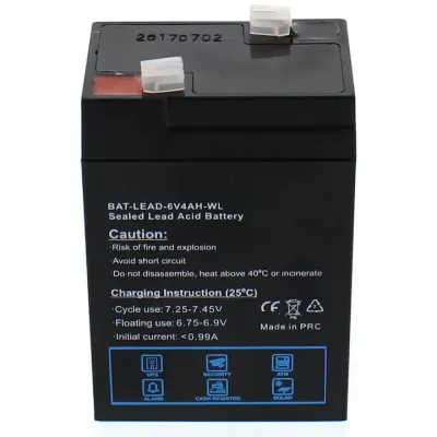 Acumulator plumb acid 6V 4AH, dimensiuni 70 x 48 x 100mm