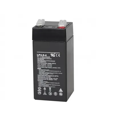 Acumulator Gel Plumb 4V, 4.9 Ah, dimensiuni 43x43x100 mm