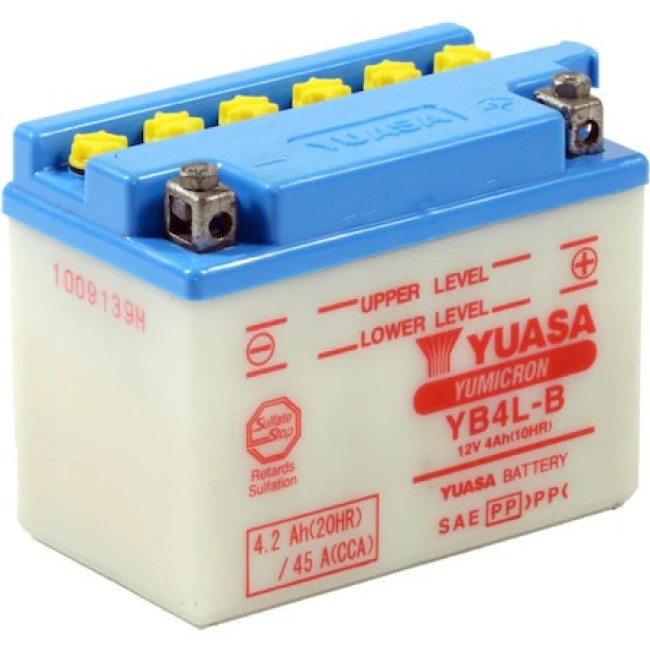 Baterie Moto Yuasa 12V 4Ah, 45A YB4L-B