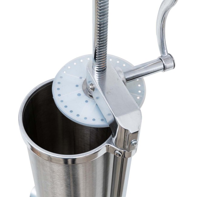 Masina de umplut carnati, 5 Kg, 4xPalnii incluse, vertical din inox, Vanessa Masina de umplut carnati, 5 Kg, 4xPalnii incluse, vertical din inox, Vanessa