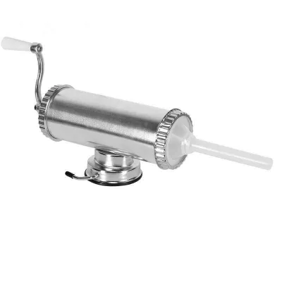 Masina de umplut carnati, 2.5 Kg, 3xPalnii Incluse, orizontal din inox, Vanessa Masina de umplut carnati, 2.5 Kg, 3xPalnii Incluse, orizontal din inox, Vanessa