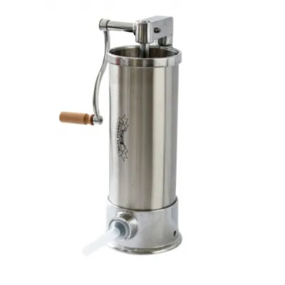 Masina de umplut carnati, 5.5 Kg, 6xPalnii incluse, vertical din inox, Micul Fermier