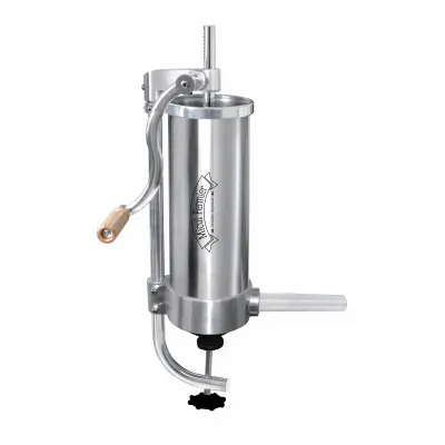 Masina de umplut carnati, 3 Kg, 5xPalnii incluse, vertical din inox, Micul Fermier GF-0821