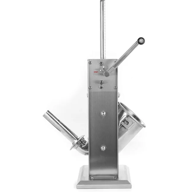 Masina de umplut carnati profesional, Vanessa ML-S3, 3 Kg, mecanic, inox-integral, 4 palnii incluse Masina de umplut carnati profesional, Vanessa ML-S3, 3 Kg, mecanic, inox-integral, 4 palnii incluse