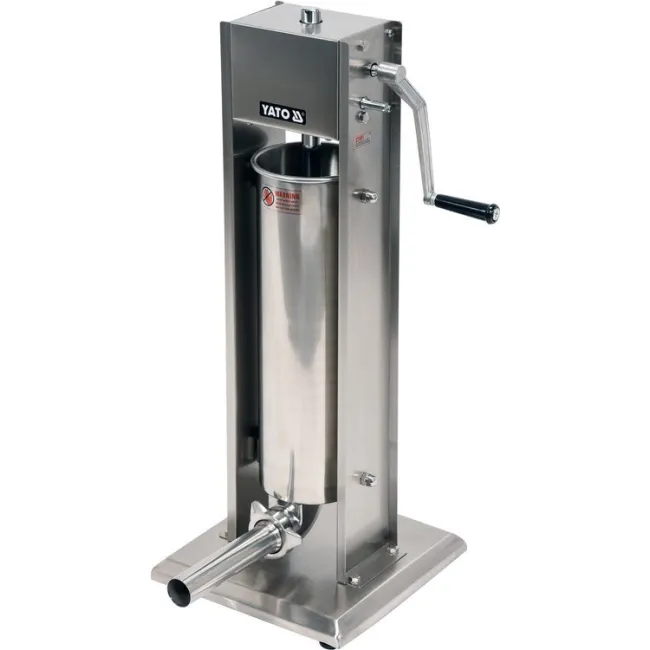 Masina de umplut carnati, 7 Kg, 4xPalnii incluse, vertical din inox, Yato YG-03370