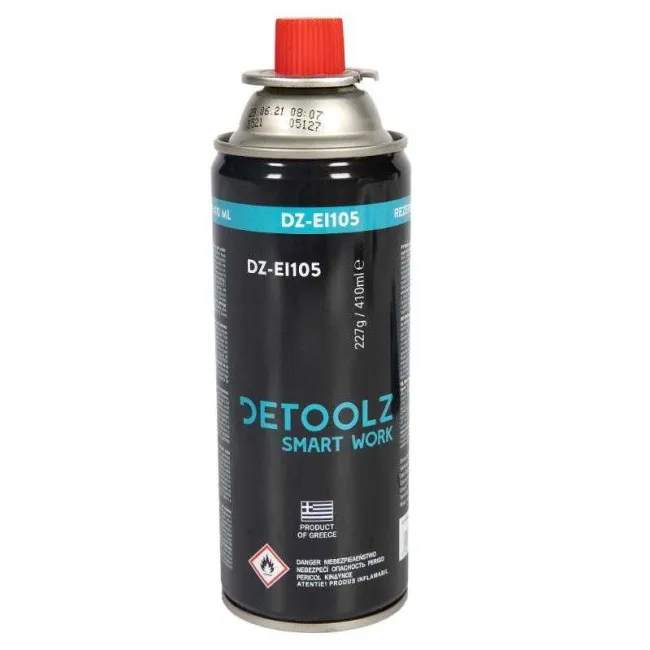 Butelie Gaz Spray 227g, DeToolz 410ml