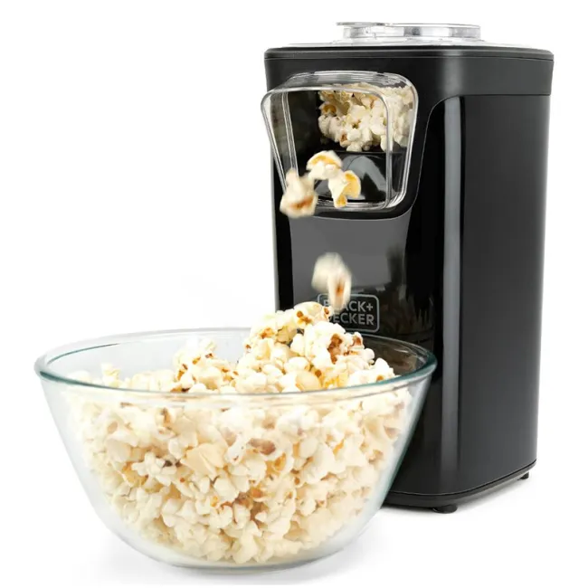 Masina de preparat popcorn Black&Decker, 1100w, negru