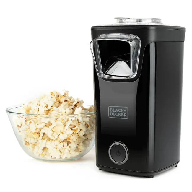 Masina de preparat popcorn Black&Decker, 1100w, negru