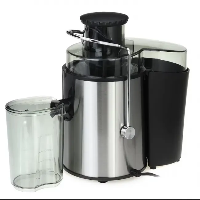 Storcator electric pentru fructe si legume, 800W, recipient 500ml, negru-gri