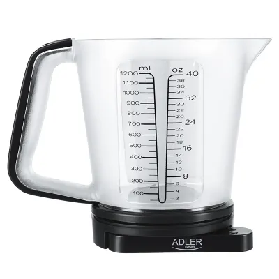 Cantar electronic de bucatarie cu cana, display led, 1.2l Cantar electronic de bucatarie cu cana, display led, 1.2l