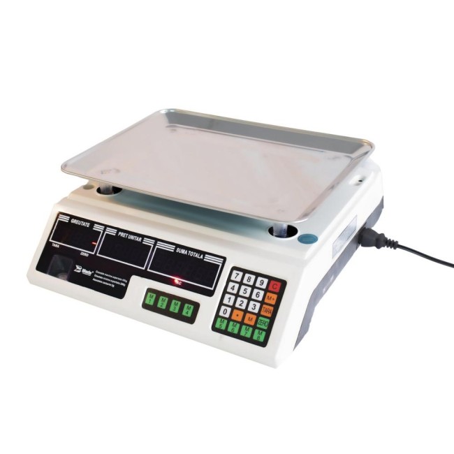 Cantar Electronic 40 Kg, Afisaj Dublu, Platan Inox, BLADE Cantar Electronic 40 Kg, Afisaj Dublu, Platan Inox, BLADE