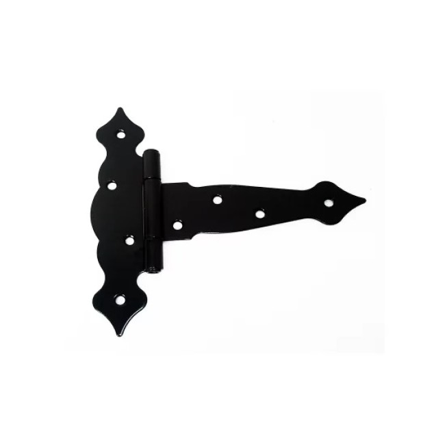 Balama ornamentala pentru porti si usi, culoare negru, 140x50x48x2.5mm