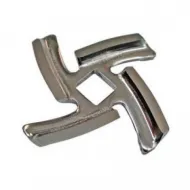 Cutit inox pentru masina de tocat electrica, interior patrat, Diametru exterior 45mm