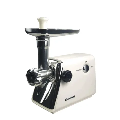 Masina de tocat carne electrica Elefant MG020, 2kW, 40kg/ora, alba Masina de tocat carne electrica Elefant MG020, 2kW, 40kg/ora, alba