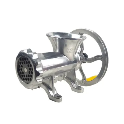 Masina tocat carne manuala nr.22 din aluminiu cu fulie mare, Elefant TB-5