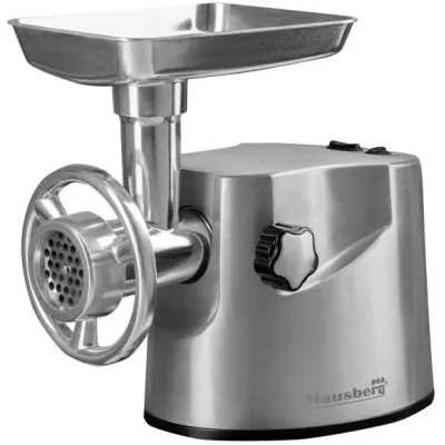 Masina tocat Hausberg HB-3445, 3200W, 2Kg/min, Impingator legume, Carcasa aluminiu, Motor cupru Masina tocat Hausberg HB-3445, 3200W, 2Kg/min, Impingator legume, Carcasa aluminiu, Motor cupru