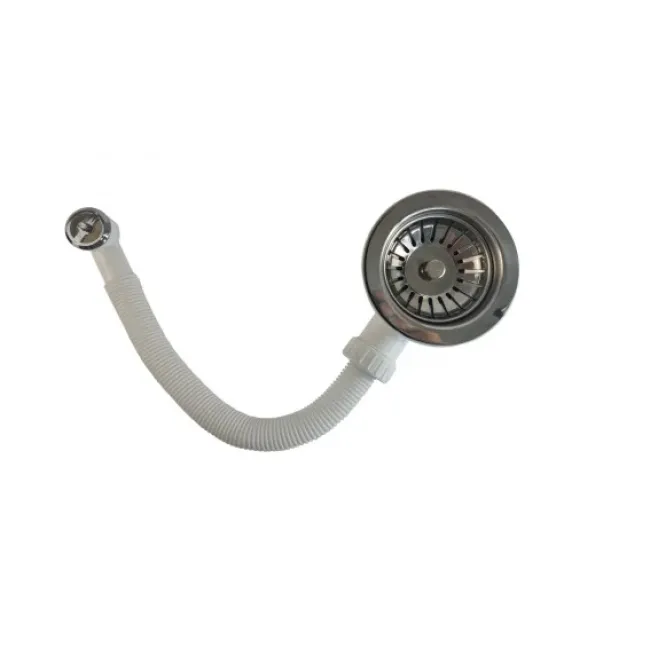 Sistem de scurgere preaplin pentru chiuveta ELEFANT E157, dimensiuni 1-1/2 inch, grila otel inoxidabil, plastic, alb Sistem de scurgere preaplin pentru chiuveta ELEFANT E157, dimensiuni 1-1/2 inch, grila otel inoxidabil, plastic, alb