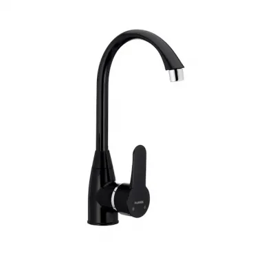 Baterie bucatarie Mario- 011 Black PLAMIX, termoplastic, monocomanda, negru Baterie bucatarie Mario- 011 Black PLAMIX, termoplastic, monocomanda, negru