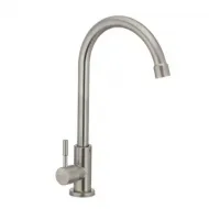 Baterie bucatarie din otel inoxidabil, monocomanda, racorduri incluse, Mixxus MONO-07