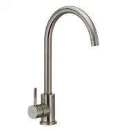 Baterie bucatarie Mixxus SUS-011 din otel inoxidabil, monocomanda, racorduri incluse, cromat,