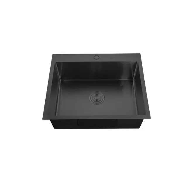 Chiuveta pentru bucatarie Mixxus Hm6050-215 Nano-Black, Inox, 60x50cm