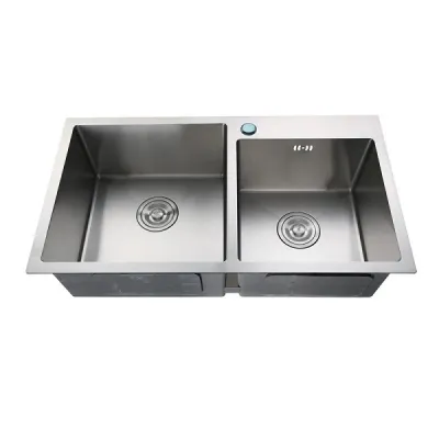 Chiuveta pentru bucatarie Mixxus Hm7849D-215.SUS304, inox, dubla, 78x49cm Chiuveta pentru bucatarie Mixxus Hm7849D-215.SUS304, inox, dubla, 78x49cm