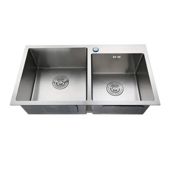 Chiuveta pentru bucatarie Mixxus Hm7849D-215.SUS304, inox, dubla, 78x49cm