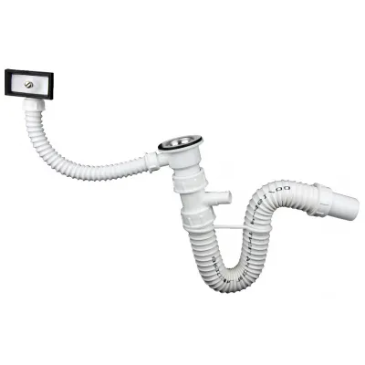 Sifon Flexibil cu Ventil, Racord Masina Spalat si Preaplin Texo HGT 672506