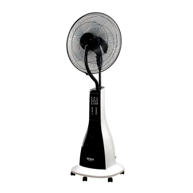 Ventilator de podea 16", 3 trepte de viteza, 90w, cu pulverizare apa si umidificare, inaltime 122 cm, BÖHM BSP40-RA