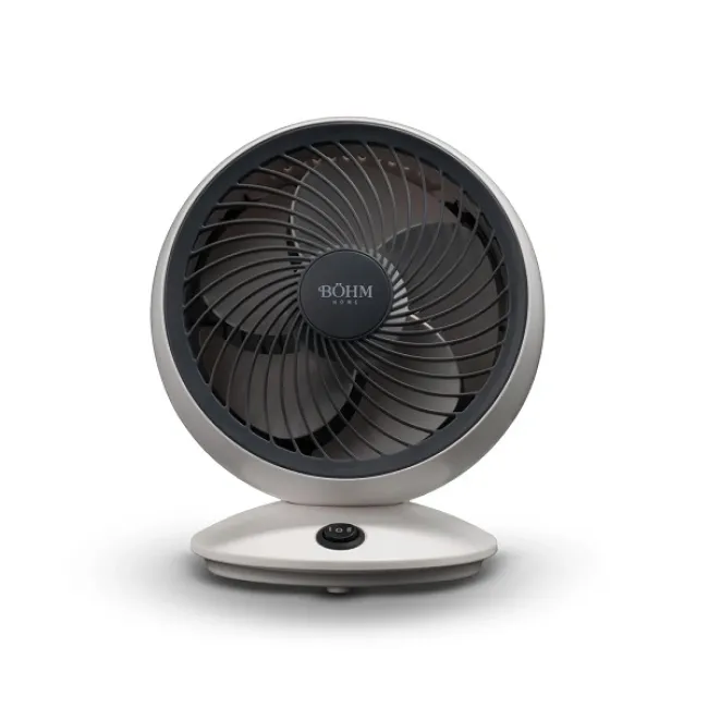 Ventilator de birou 6", 2 trepte de viteza, 3w, unghi de înclinare 45°, reglabil manual, BÖHM BSF-608