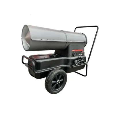 Tun de caldura pe motorina (Diesel) DRK 50 Kw cu rezervor de 40 Litri,suprafata de incalzire 240m2, consum maxim 5l/h