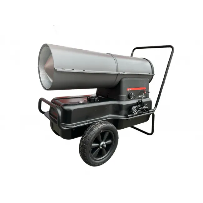 Tun de caldura pe motorina (Diesel) DRK 50 Kw cu rezervor de 40 Litri,suprafata de incalzire 240m2, consum maxim 5l/h