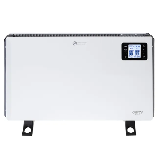 Convector electric Camry CR7739, 2000 W, 3 nivele de putere, afisaj lcd, telecomanda, termostat reglabil, functie turbo