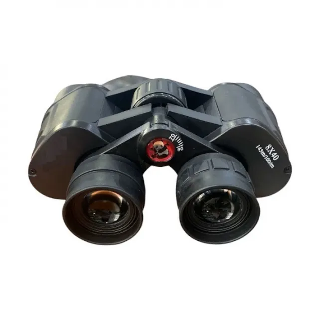 Binoclu pentru adulti si copii, 8 x 40, 143m/1000m, negru