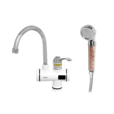 Set Baie Baterie + Para dus Electrica Aquatic Elefant, 3Kw, Afisaj LED, SC30H35X Set Baie Baterie + Para dus Electrica Aquatic Elefant, 3Kw, Afisaj LED, SC30H35X