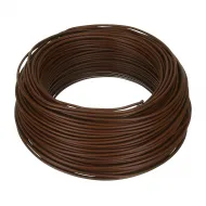 Cablu electric FY, H07V-U, 1.5 mm², 100 m, maro, cupru