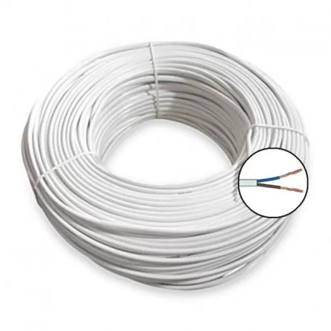 Cablu electric flexibil plat, MYYUP (cupru litat), H03VVH2-F 2x1mm