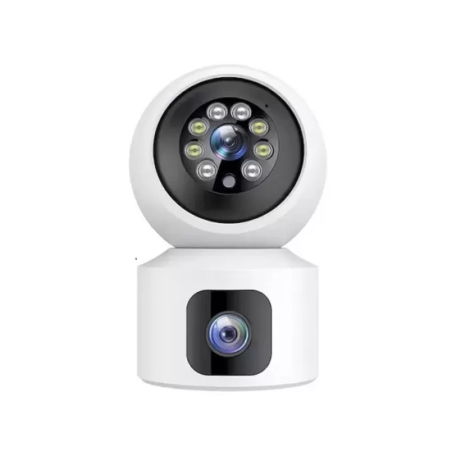 Camera de Supraveghere WIFI, 3MP+3MP, Full HD, Baby Monitor Audio Video, Vedere Nocturna, Senzor Miscare, Control Vocal