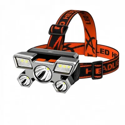 Lanterna De Cap Reincarcabila, 9 LED-uri, 4 Moduri De Lumina, USB Lanterna De Cap Reincarcabila, 9 LED-uri, 4 Moduri De Lumina, USB