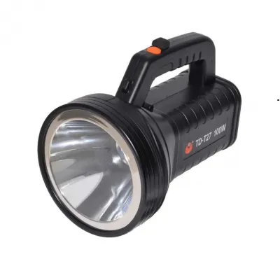 Lanterna TD-T27 cu LED 100 W , acumulator integrat, distanta maxima luminare 1000 metri, negru