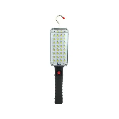 Lampa Lucru cu 34 LED-uri ZJ-859 cu Prindere Magnetica, Acumulator Integrat, Agatatoare, Negru Lampa Lucru cu 34 LED-uri ZJ-859 cu Prindere Magnetica, Acumulator Integrat, Agatatoare, Negru