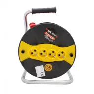 Prelungitor cu Tambur, 40 M, 3 x 2.5mm, 4 Prize, Maner Transport