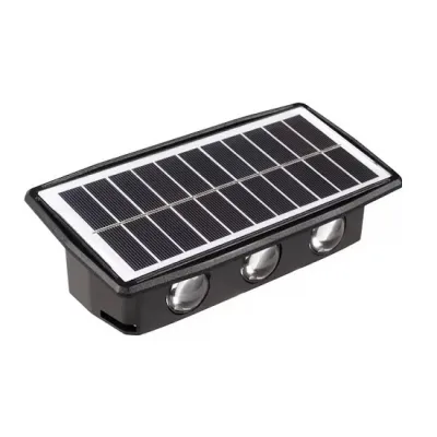 Lampa solara LED, Dreptunghiulara Pentru Perete 20.5×10 cm, 6 LED-uri, 5.5V, ABS, 500mAh, Rezistent La Apa IP65, Alb Cald Lampa solara LED, Dreptunghiulara Pentru Perete 20.5×10 cm, 6 LED-uri, 5.5V, ABS, 500mAh, Rezistent La Apa IP65, Alb Cald