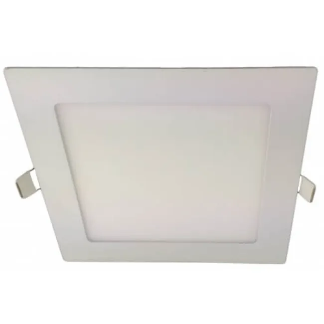 Spot Led Slim Patrat 150x150mm, 9W, 2700K, Lumina Calda, Incastrabil