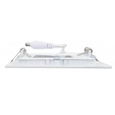 Spot Led Slim Patrat 150x150mm, 9W, 2700K, Lumina Calda, Incastrabil
