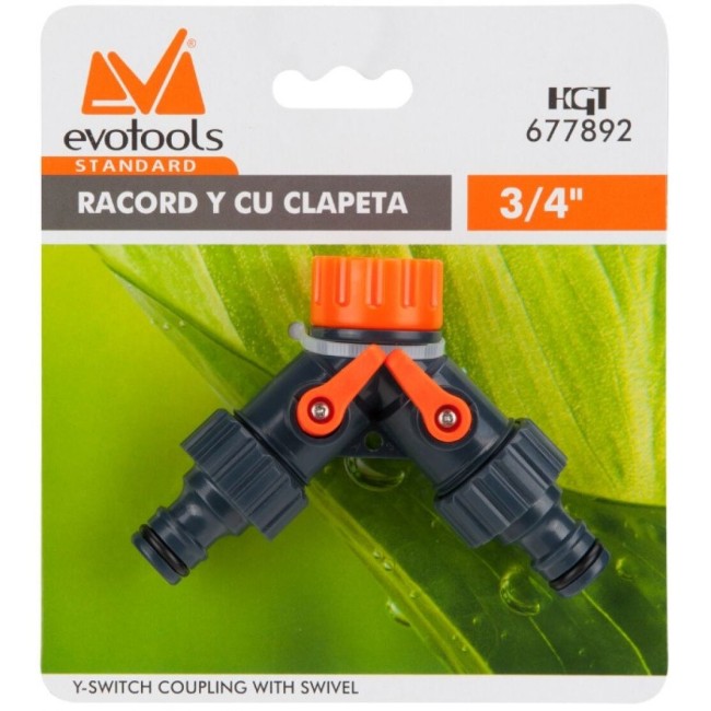 Racord Y cu Clapeta 3/4 ETS EvoTools 677892
